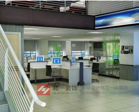 和一裝飾-復式辦公室裝修案例欣賞